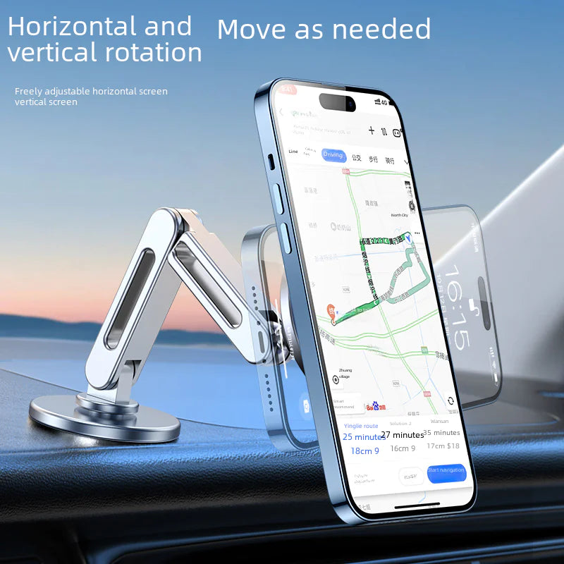 Tesla Magnetic Car Phone Holder -360° Rotation