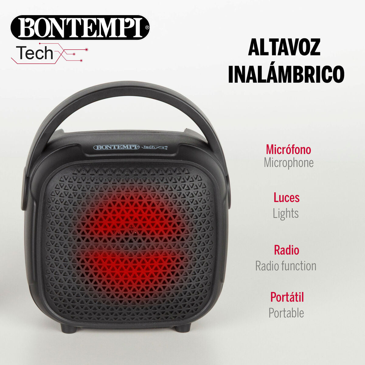 Speaker with Karaoke Microphone Bontempi-5
