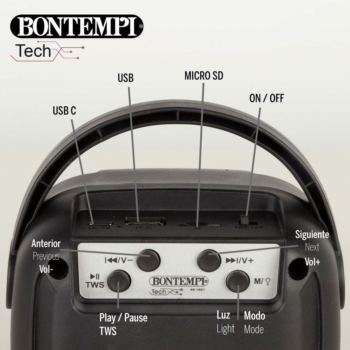 Speaker with Karaoke Microphone Bontempi-2