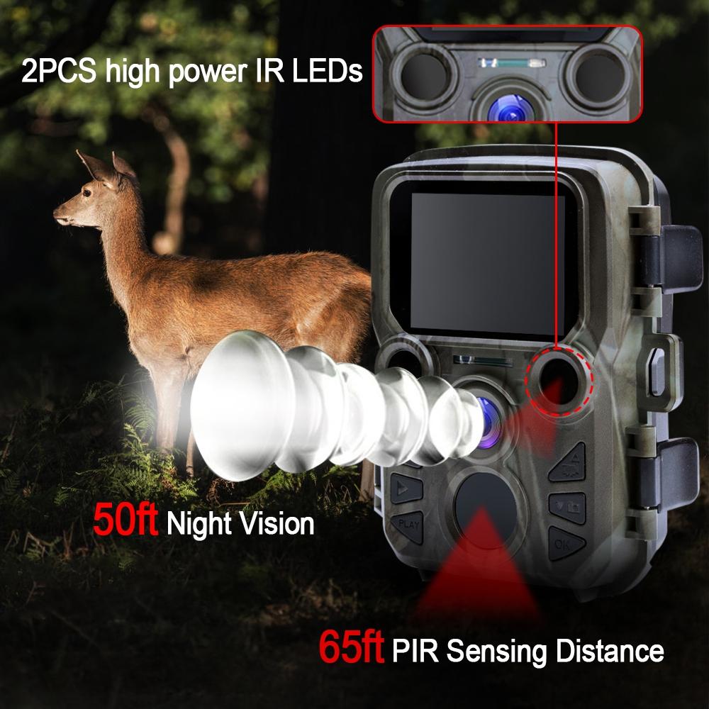NNEIDS 12Mp Hd 1080P Mini Hunting Camera For Tracking