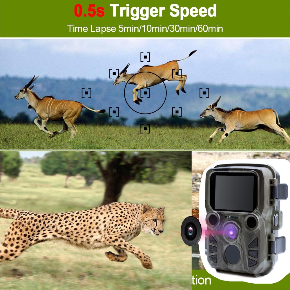 NNEIDS 12Mp Hd 1080P Mini Hunting Camera For Tracking