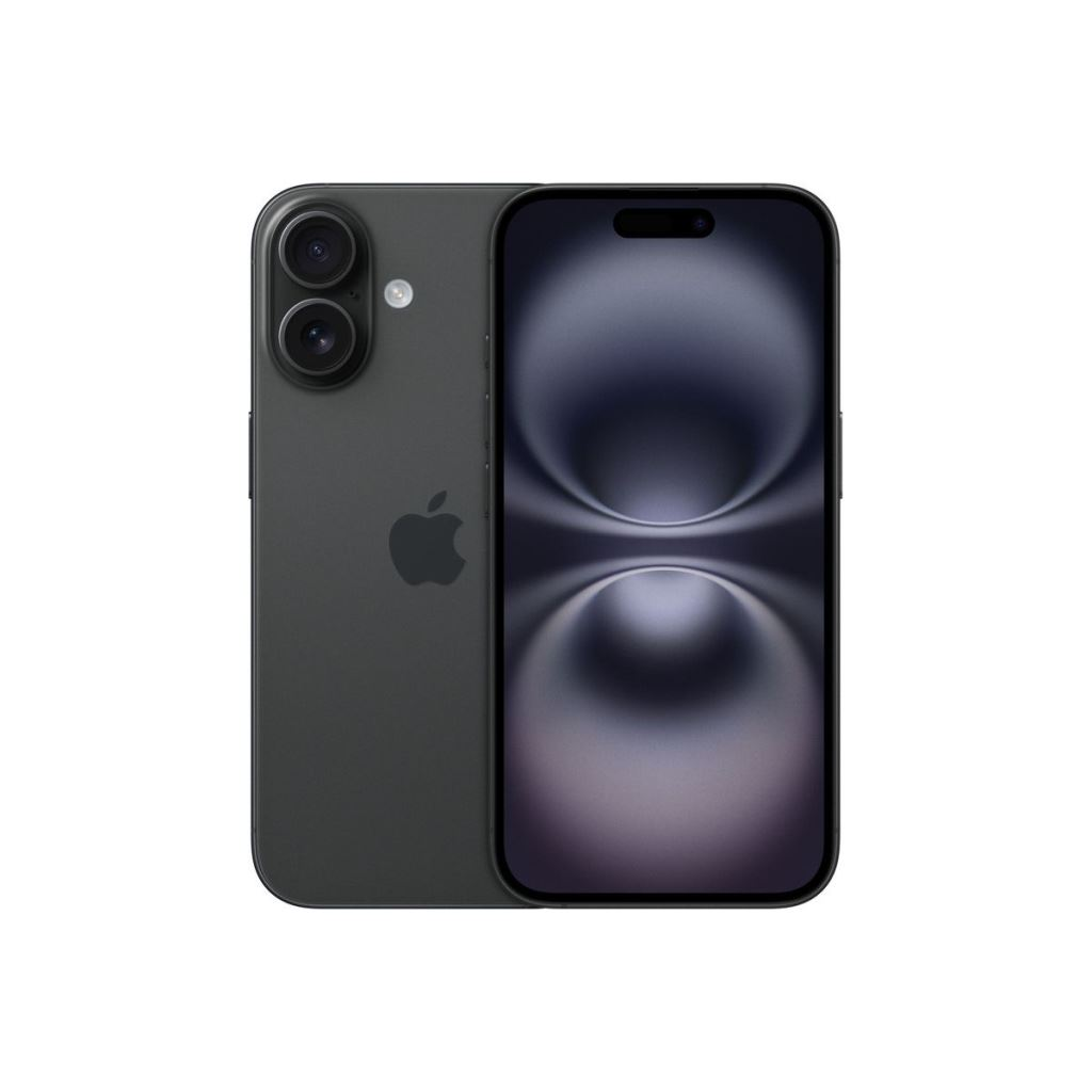 Apple iPhone 16 128GB mobiltelefon fekete (MYE73) (MYE73)-0