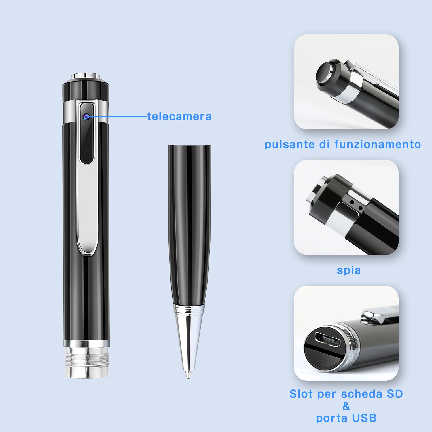 Hidden Camera Pen -1080P HD Mini DV DVR Camcorder